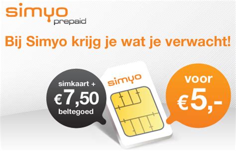 Simyo Prepaid in België